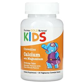 California Gold Nutrition Chewable Calcium Plus Magnesium For Children 90 таблеток