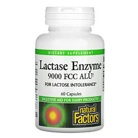 Natural Factors Lactase Enzyme 60 капсул