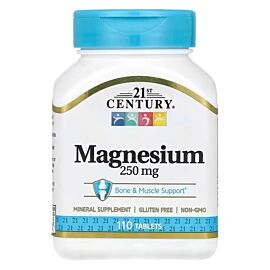 21st Century Magnesium 250 mg 110 таблеток