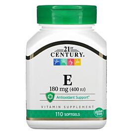 21st Century Vitamin E 180 mg (400 IU) 110 капсул