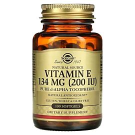 Solgar Natural Source Vitamin E 134 mg (200 IU) 100 капсул