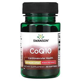 Swanson CoQ10 100 mg 50 капсул