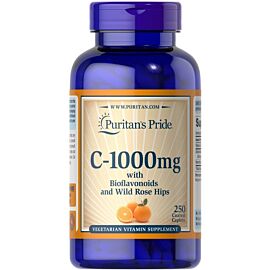 Puritan's Pride Vitamin C-1000 mg with Bioflavonoids & Rose Hips 250 таб.