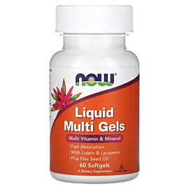 NOW Foods Liquid MultiGels 60 рідких капсул