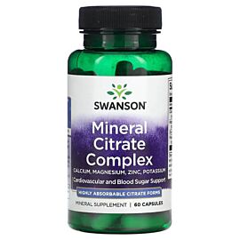 Swanson Mineral Citrate Complex 60 капсул