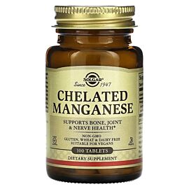 Solgar Chelated Manganese 100 таблеток