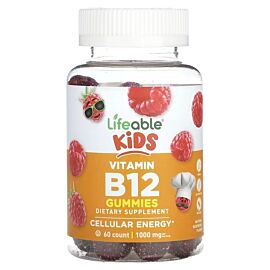 Lifeable Kids Vitamin B12 1,000 mg 60 жувальних цукерок