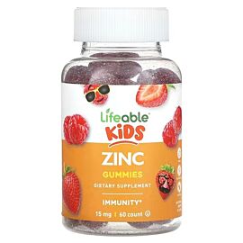 Lifeable Kids Zinc 15 mg 60 жувальних цукерок