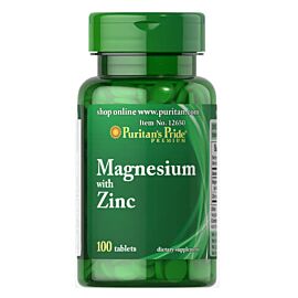 Puritan's Pride Magnesium with Zinc 100 таб