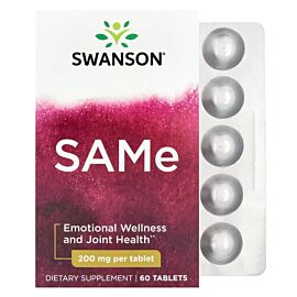 Swanson SAMe 200 mg 60 таблеток