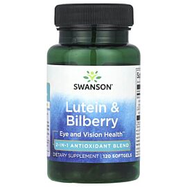 Swanson Lutein & Bilberry 120 капсул