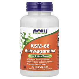 NOW KSM-66 Ashwagandha 600 mg 90 капсул