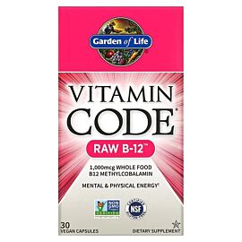 Garden of Life Vitamin Code RAW B-12 30 капсул