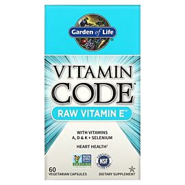 Garden of Life Vitamin Code RAW Vitamin E 60 капсул