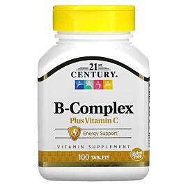 21st Century B-Complex Plus Vitamin C 100 таблеток