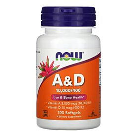copy_NOW Vitamin A & D 100 рідких капсул