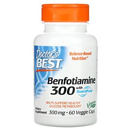 Doctor's Best Benfotiamine 300 with BenfoPure 300 mg 60 вегетаріанських капсул