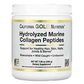 California Gold Nutrition Hydrolyzed Marine Collagen Peptides 200 грам