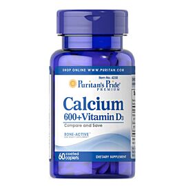 Puritan's Pride Calcium Vitamin D3 60 tab