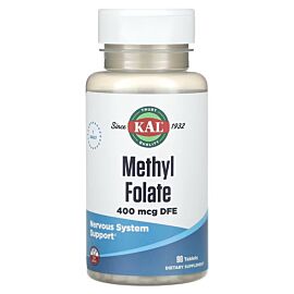 KAL Methyl Folate 400 mcg DFE 90 таблеток