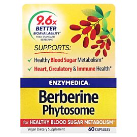 Enzymedica Berberine Phytosome 275 mg 60 капсул