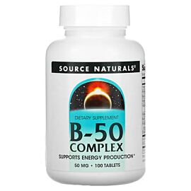 Source Naturals B-50 Complex 50 mg 100 таблеток