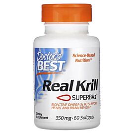 Doctor's Best Real Krill 350 mg 60 рідких капсул