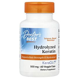 Doctor's Best Hydrolyzed Keratin 500 mg 60 вегетаріанських капсул