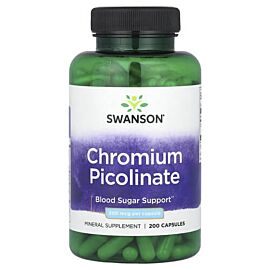 Swanson Chromium Picolinate 200 mcg 200 капсул