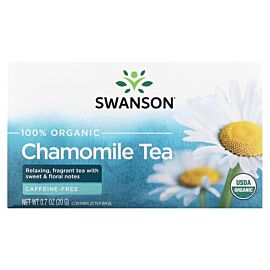 Swanson 100% Organic Chamomile Tea 20 пакетиків