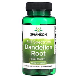 Swanson Dandelion Root Full Spectrum 515 mg 60 капсул