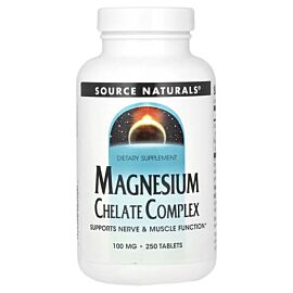 Source Naturals Magnesium Chelate Complex 100 mg 250 таблеток
