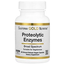 California Gold Nutrition  Proteolytic Enzymes 90 капсул