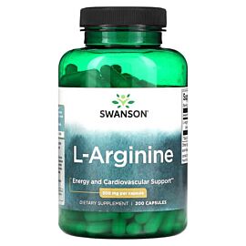 Swanson L-Arginine 500 mg 200 капсул