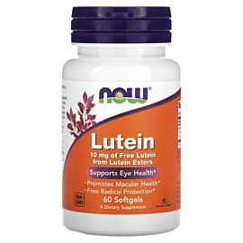 NOW Lutein 10 mg 60 рідких капсул