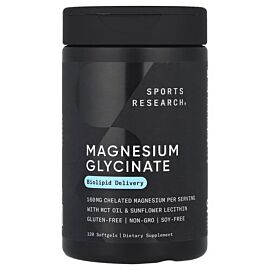 Sports Research Magnesium Glycinate 160 mg 120 рідких капсул