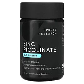 Sports Research Zinc Picolinate 30 mg 90 рідких капсул