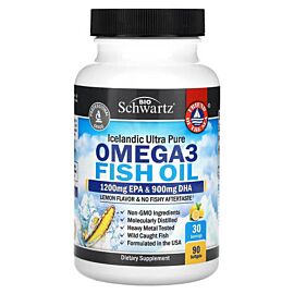 BioSchwartz Omega-3 Fish Oil Lemon 90 рідких капсул