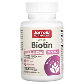 Jarrow Formulas Biotin 5,000 mcg 100 вегетаріанських капсул