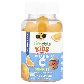 Lifeable Kids Vitamin C Sugar Free 250 mg 60 жувальних цукерок