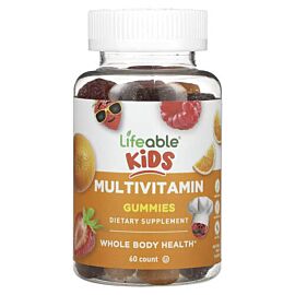 Lifeable Kids Multivitamin 60 жувальних цукерок