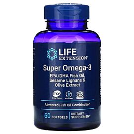 Life Extension Super Omega-3 60 капсул.