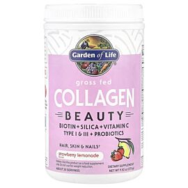 Garden of Life Grass Fed Collagen Beauty 270 г, Полуничний лимонад