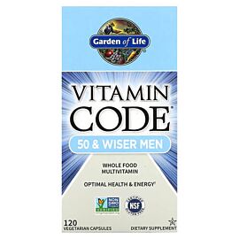 Garden of Life Vitamin Code 50 & Wiser Men Multivitamin 120 капсул