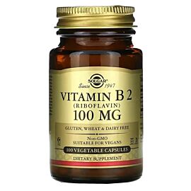 Solgar Vitamin B2 100 мг 100 капсул