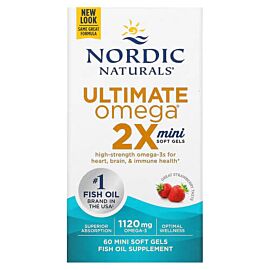Nordic Naturals Ultimate Omega 2X Strawberry 1,120 mg 60 міні-капсул