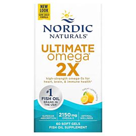 Nordic Naturals Ultimate Omega 2X Lemon 2,150 mg 60 рідких капсул