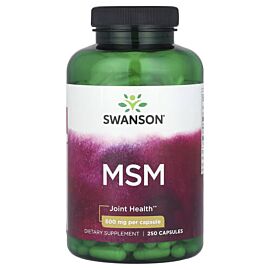 Swanson MSM 500 mg 250 капсул