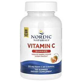 Nordic Naturals Kids Vitamin C 250 mg 120 жувальних цукерок