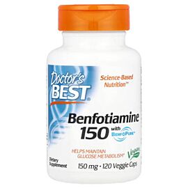 Doctor's Best Benfotiamine 150 with BenfoPure 150 mg 120 вегетаріанських капсул